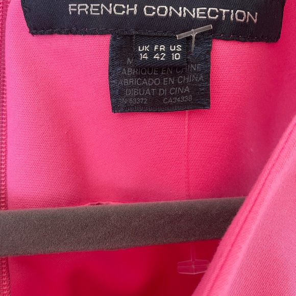 Hot pink French connection Dress size 10 - Picture 4 of 4